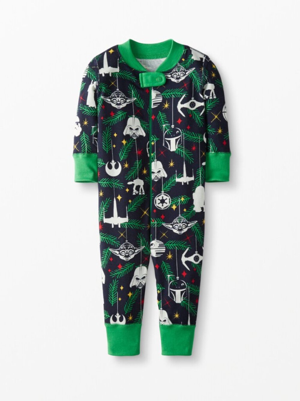 Hanna Anderson: Toddler Boy Christmas Star Wars Organic Cotton One Piece 2T NEW